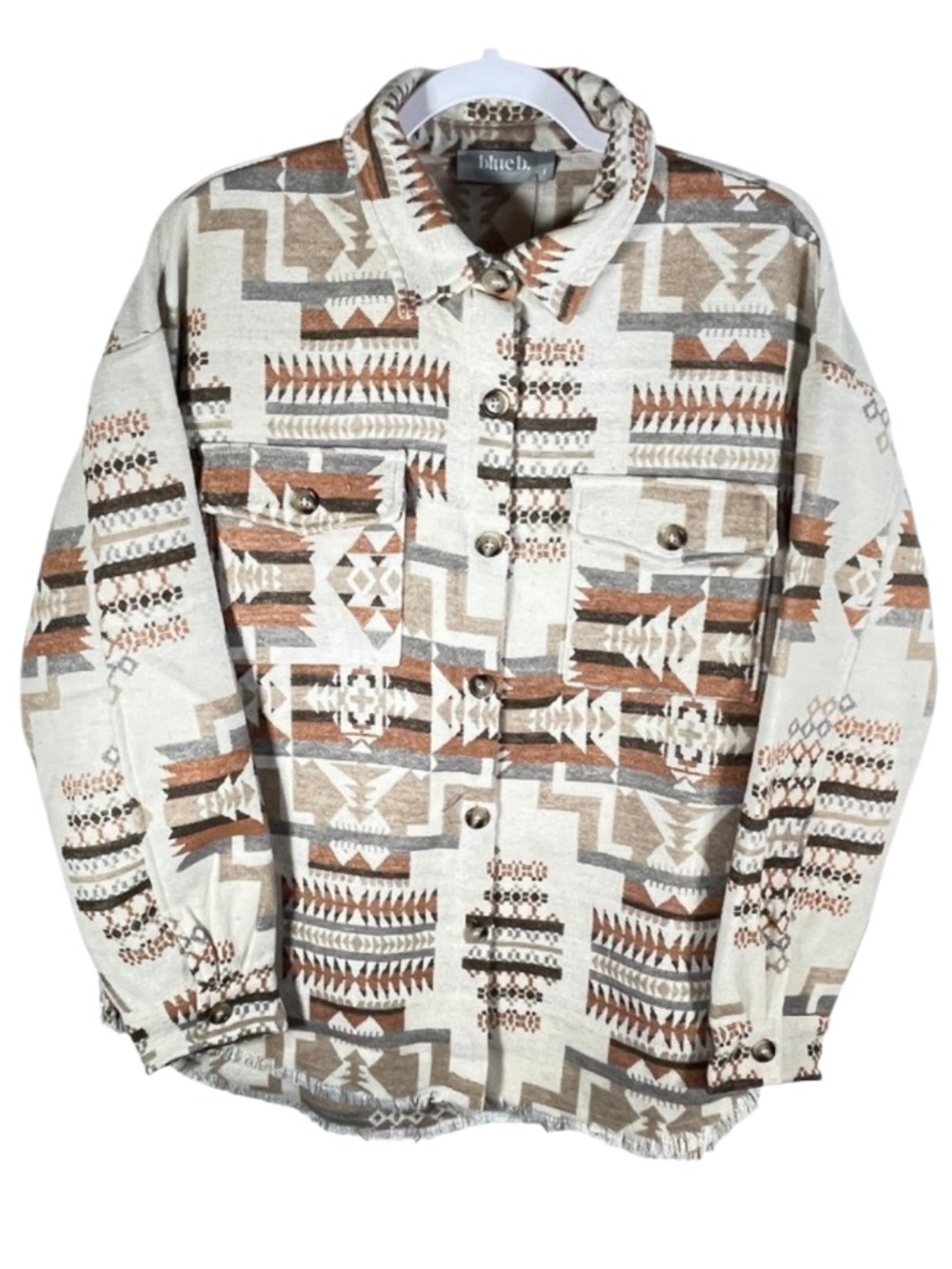 NWT! "June" Western Aztec Oversized Shacket